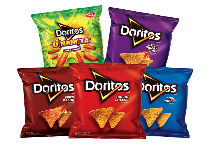 Doritos Flavored Tortilla Chips Variety Pack, 40 Count