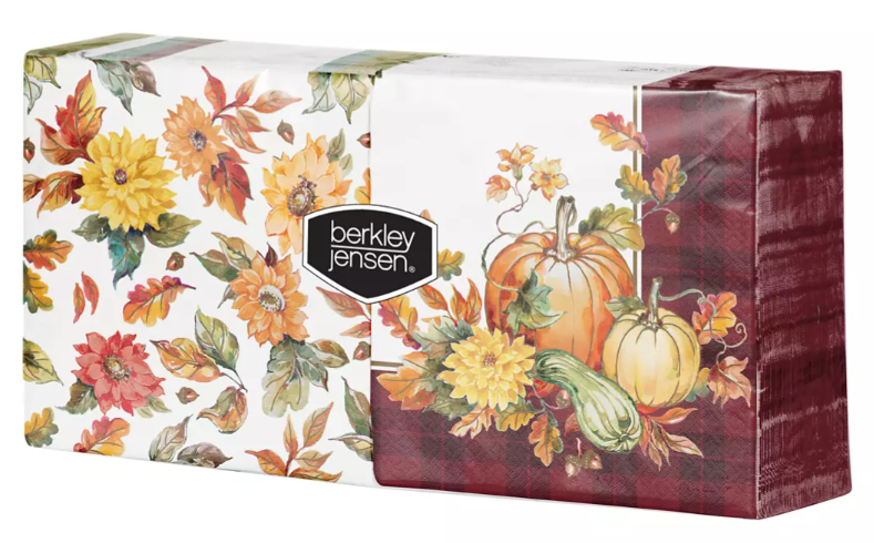 Berkley Jensen Pumpkin Harvest Lunch Napkin, 150 ct.