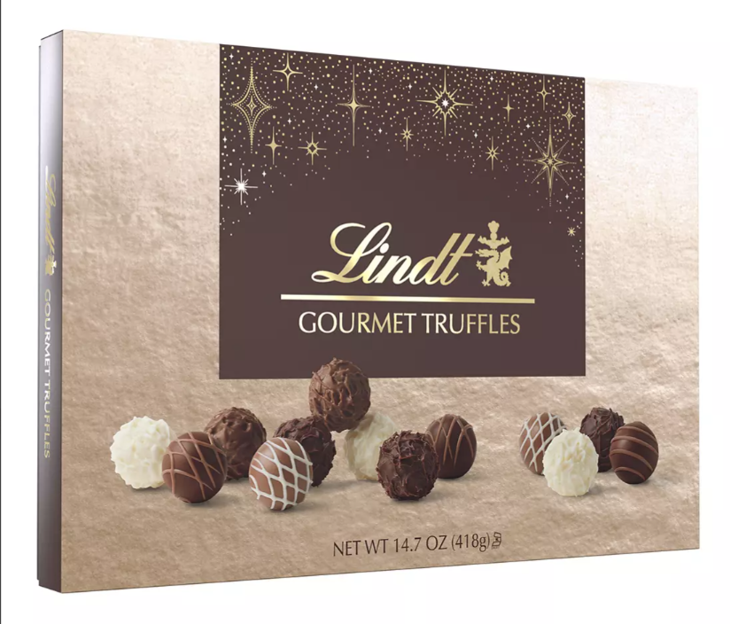 Lindt Gourmet Chocolate Truffles Gift Box, 14.7 oz.