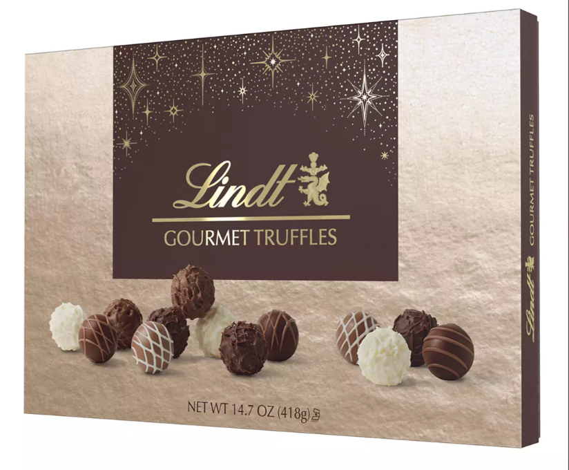 Lindt Gourmet Chocolate Truffles Gift Box, 14.7 oz.