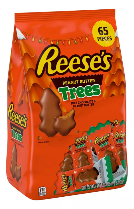 Reese's Milk Chocolate Peanut Butter Trees Candy, 65 pc./39.8 oz.