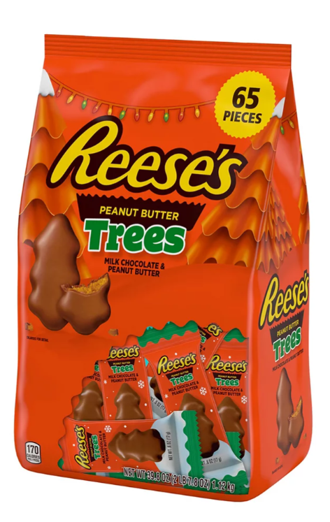 Reese's Milk Chocolate Peanut Butter Trees Candy, 65 pc./39.8 oz.