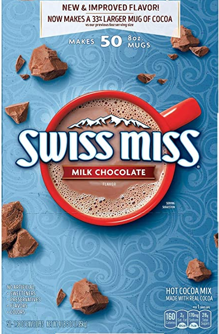 Hot Cocoa Swiss Miss Mix, 1.38 oz, 50-count