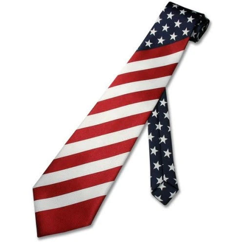 American Flag Neck Tie