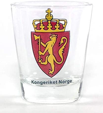 Norway Coat of Arms Shot Glass