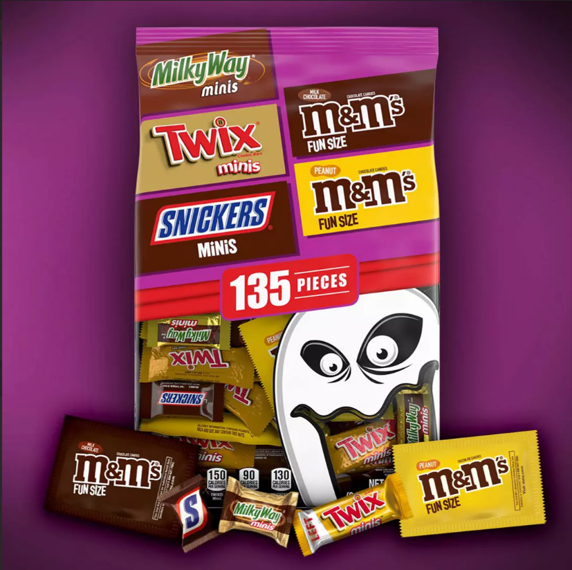 Snickers, M&m's & Twix Assorted Chocolate Halloween Candy