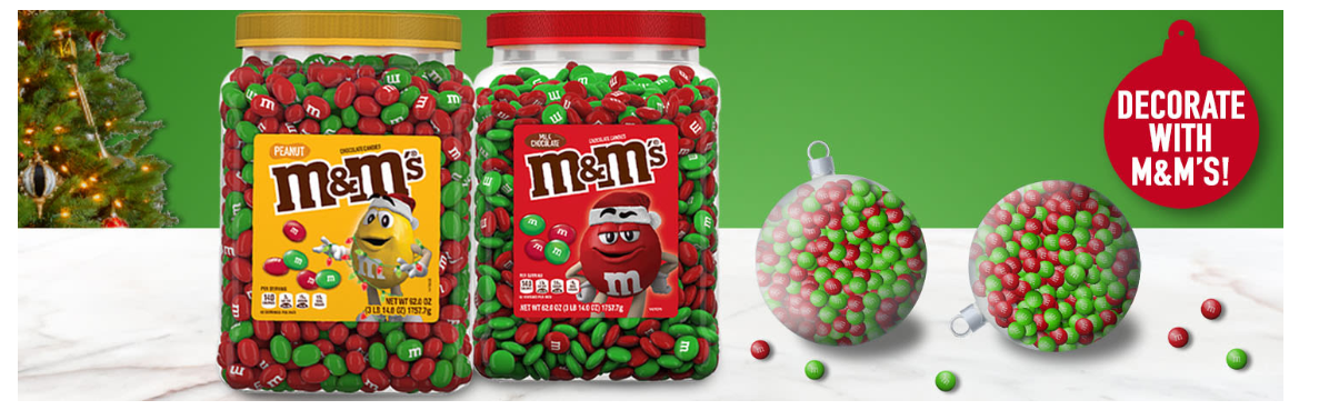 M&M'S Holiday Milk Chocolate Christmas Candy, 62 oz. – BUYWAY