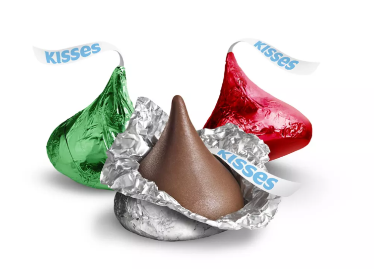 Hershey Holiday Kisses, 43.2 oz.