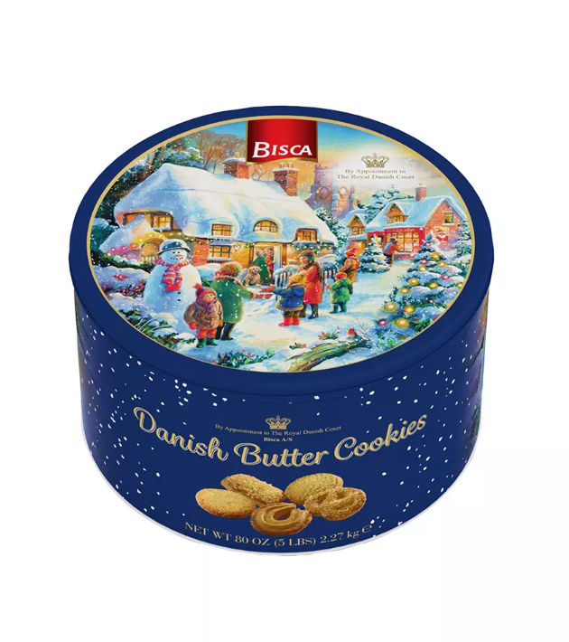 Bisca Danish Butter Cookies, 64 oz.