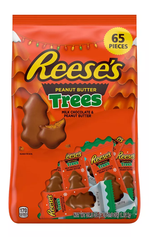 Reese's Milk Chocolate Peanut Butter Trees Candy, 65 pc./39.8 oz.