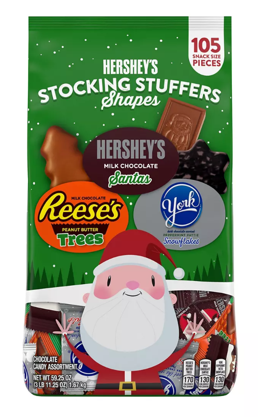 Hershey Stocking Stuffer Shapes, 59.25 oz.