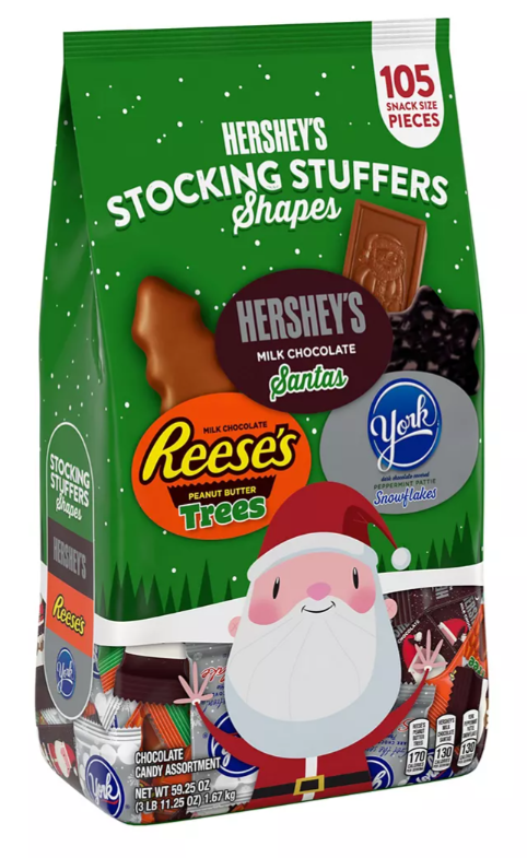 Hershey Stocking Stuffer Shapes, 59.25 oz.