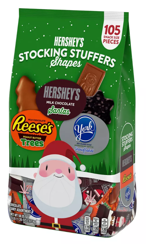 Hershey Stocking Stuffer Shapes, 59.25 oz.