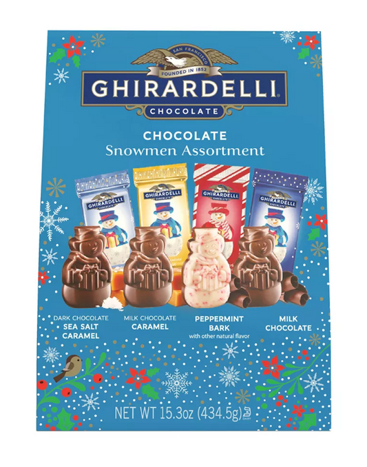 Ghirardelli Premium Chocolate Snowmen Assortment, 15.3 oz.