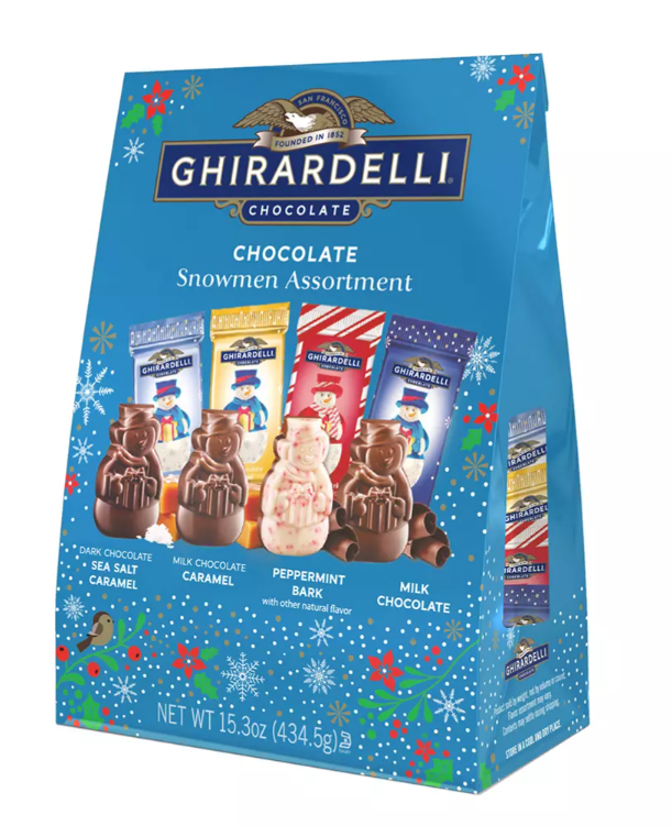 Ghirardelli Premium Chocolate Snowmen Assortment, 15.3 oz.