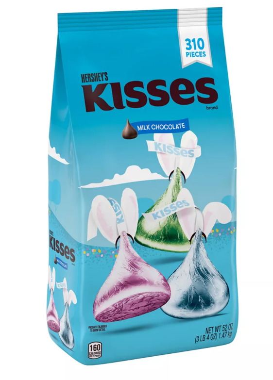 Hershey's Kisses Milk Chocolates Easter Candy, 310 ct./52 oz.