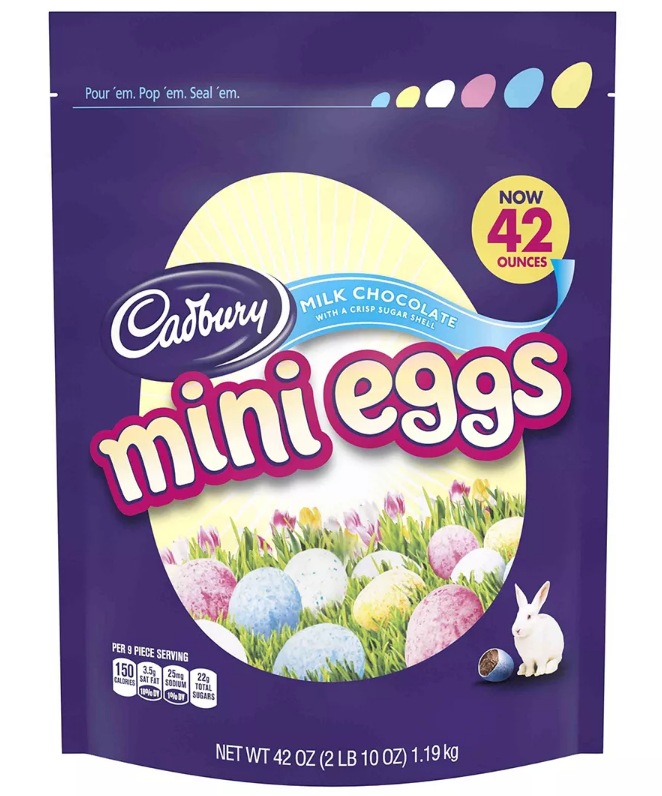 Cadbury Mini Eggs Easter Candy, 42 oz.