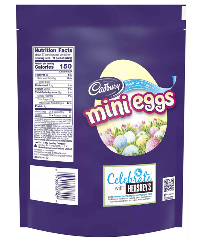 Cadbury Mini Eggs Easter Candy, 42 oz.