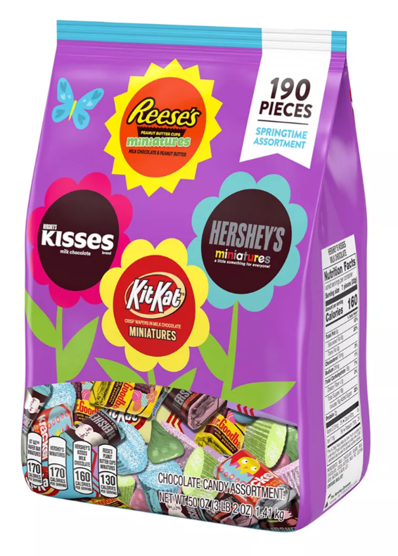 Hershey's Springtime Assortment, Easter Candy, Bulk, 50oz