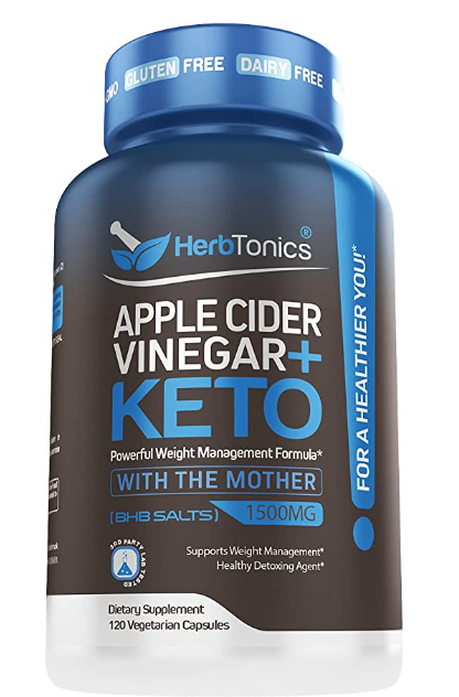 Capsules Plus Keto BHB Apple Cider Vinegar | Fat Burner & Weight Loss Supplement for Women & Men | Appetite Suppressant | 120 Vegan Diet Pills